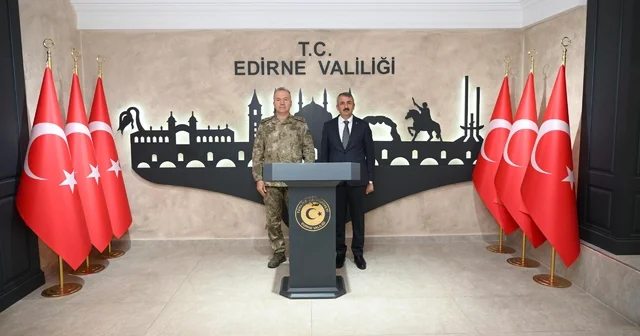 Tümgeneral Özeren den Edirne Valisi Sezer e ziyaret Edirne Haberleri