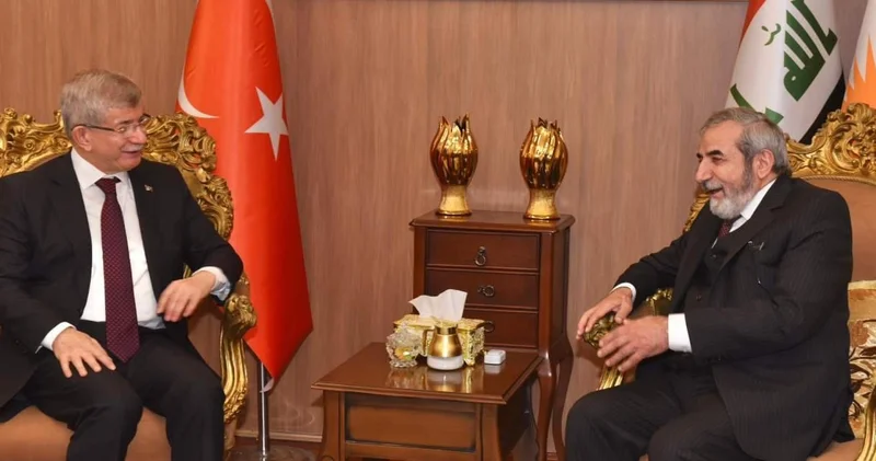 Ahmet Davutoğlu KİBP liderini ziyaret etti