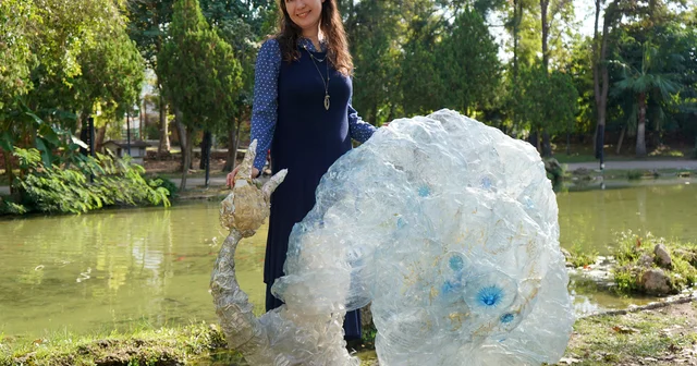 Atıkları güzelliğe dönüştürüyor Antalya Haberleri