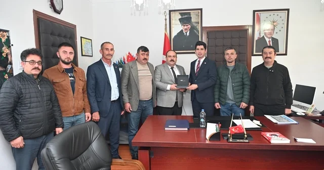 Başkan Hamamcı dan yeni İnönü İlçe Kaymakamı Teymür e hayırlı olsun ziyareti Eskişehir Haberleri