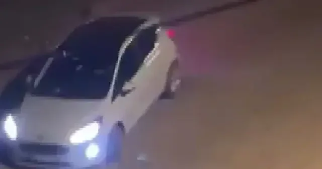 Ankara da drift atıp aracını insanların üzerine süren sürücü yakalandı VİDEO İZLE