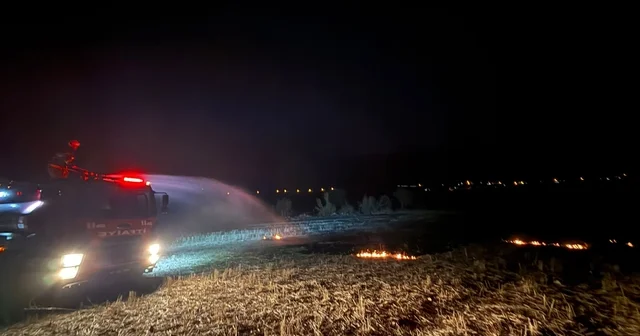 Bucak taki arazi yangını söndürüldü Burdur Haberleri