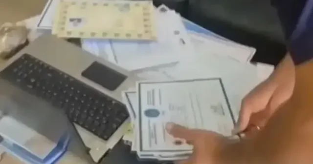 Kahramanmaraş ta resmi belge sahteciliği şebekesi çökertildi VİDEO İZLE