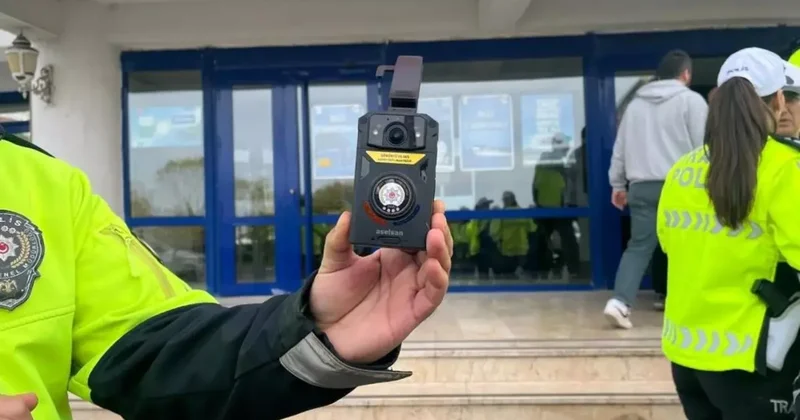 Sinop’ta trafik polislerine yaka kamerası dağıtıldı