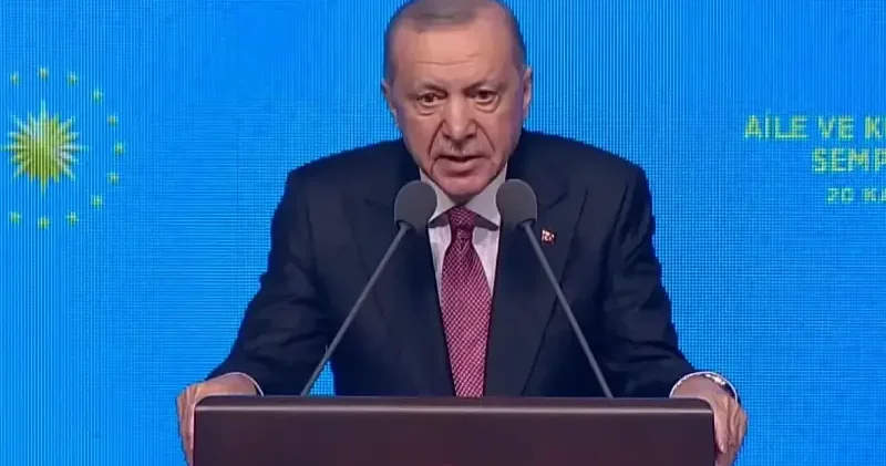 Cumhurbaşkanı Erdoğan nüfus artış hızına dikkat çekti: Şu an felaketi yaşıyoruz Politika Haberleri