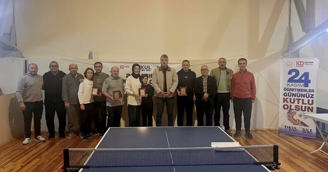 Amasya da masa tenisi turnuvası yapıldı Amasya Haberleri