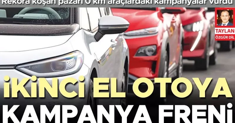 Tarihi rekora koşan pazar, 0 km araçlardaki kampanyalarla ekimde yavaşladı... İkinci el otoya kampanya freni