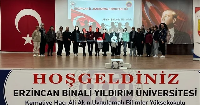 6284 sayılı kanun ve KADES tanıtımı öğrencilere anlatıldı Erzincan Haberleri