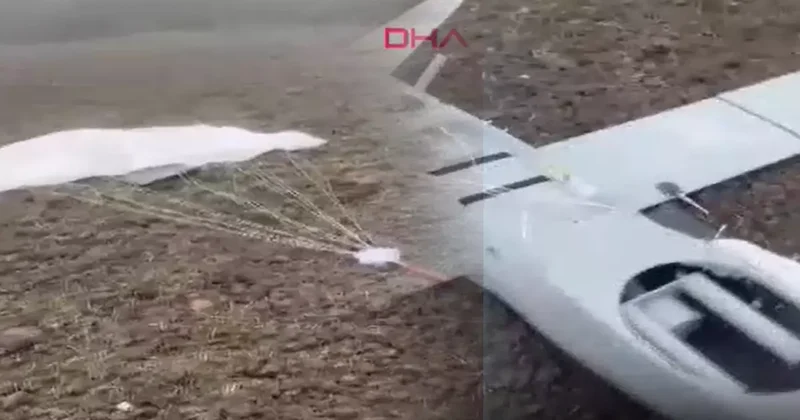 SON DAKİKA Balıkesir de İHA düştü! Bölgeden ilk görüntüler geldi