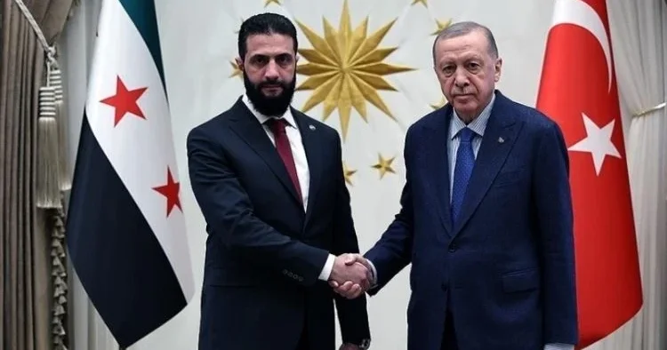 Suriye Devlet Başkanı Eş Şara’dan Cumhurbaşkanı Erdoğan’a teşekkür