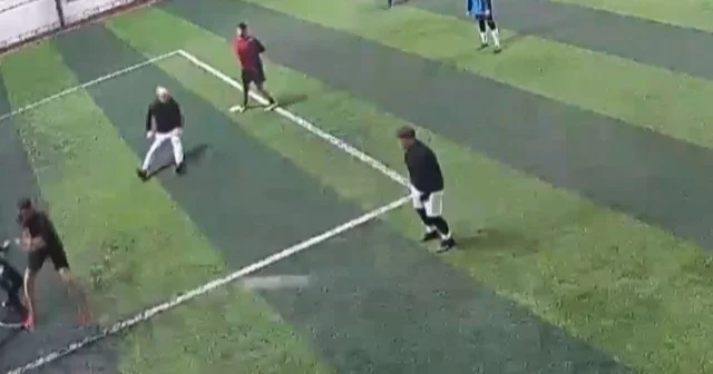 Halı sahada ölüm kameraya yansıdı Kahramanmaraş Haberleri