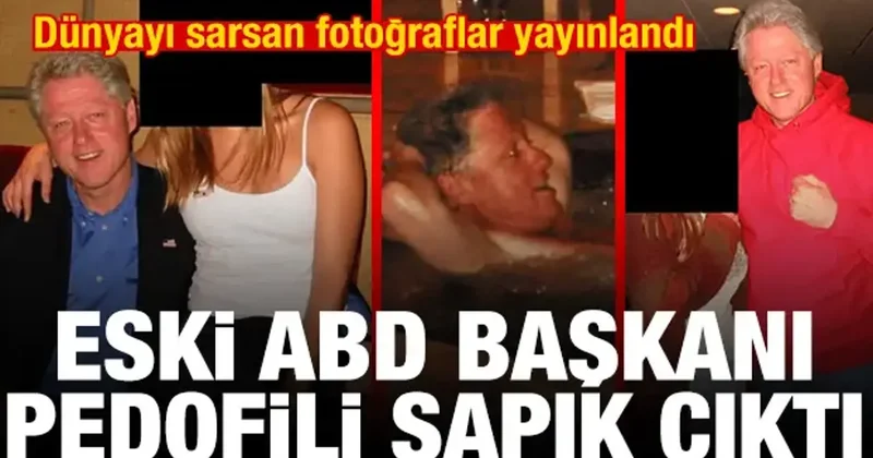 Epstein belgeleri yayınladı! Bill Clinton ın fotoğrafları olay oldu