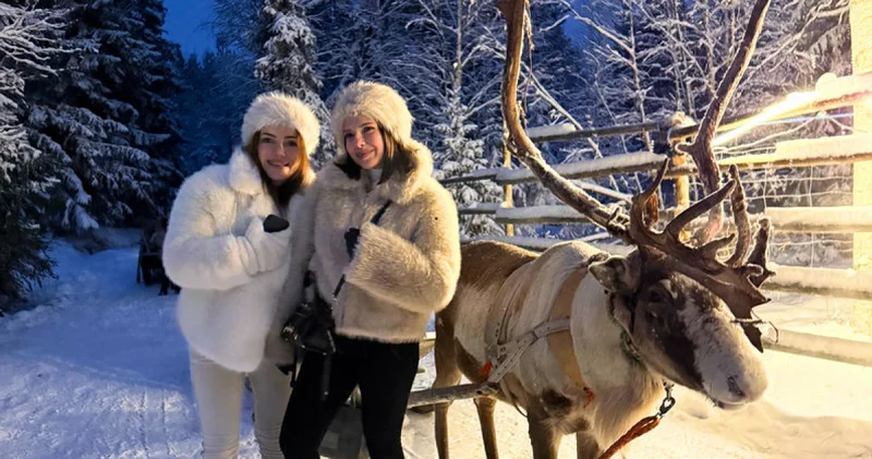 Kuzey Kutup Dairesi nin üzerinden geçen masalsı Fin kenti