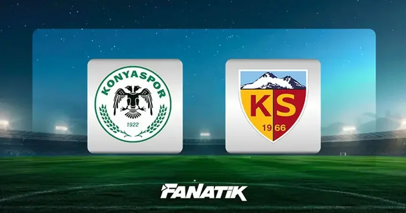 Konyaspor Kayserispor maçı canlı anlatım ve istatistikler (Süper Lig 17. hafta) Fanatik Gazetesi Futbol Haberleri Spor