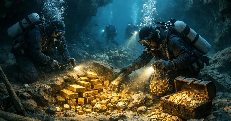 Deniz altında dev altın yatağı keşfettiler! Ülkenin rezervlerinin yüzde 26 sına denk geliyor Sözcü Gazetesi