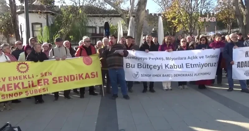 Sinop ta bütçe protestosu: İktidar bütçeyi sermayenin kirli enerji projelerine peşkeş çekmektedir