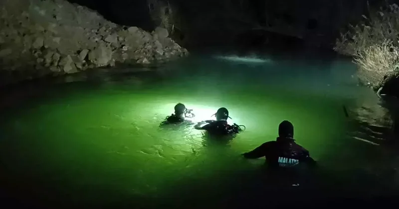 Malatya da dereye düşen Erdem, hayatını kaybetti