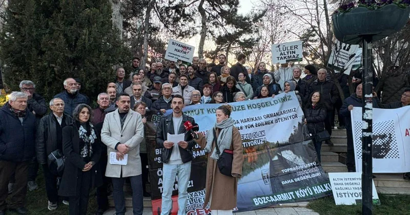 Bilecik te köylüler altın madenine karşı ayakta!