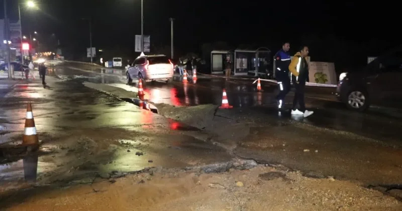 Bodrum da su borusu patladı