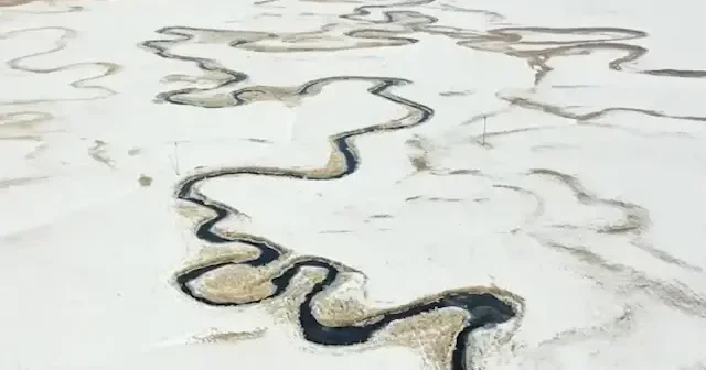 Göle Ovası’nda kış manzarası mest etti VİDEO İZLE