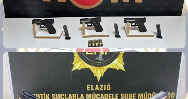 Elazığ da uyuşturucu ve silah operasyonu: 1 tutuklama Elazığ Haberleri