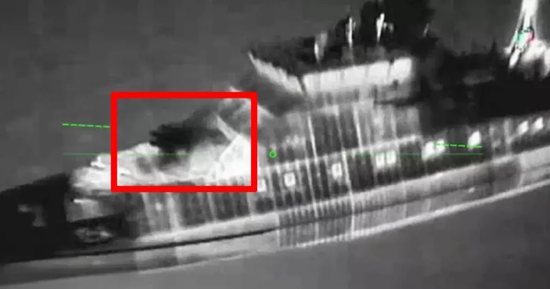 Ukrayna Rus gemisini, Rusya Ukrayna limanını vurdu