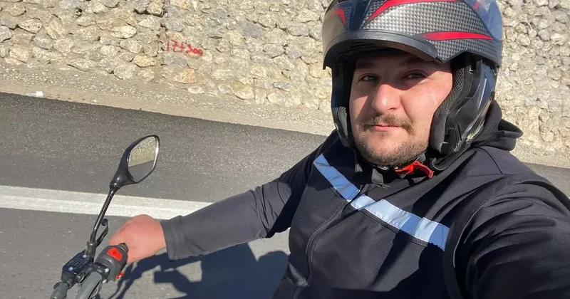 İddia uğruna yola çıktı, motosikleti ile bin kilometreyi aştı
