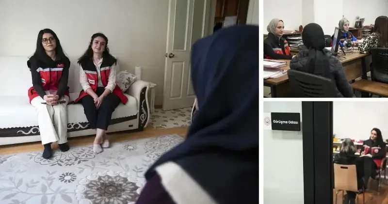 İstanbul un kırmızı yeleklileri sosyal hizmetleri kapı kapı dolaşarak ulaştırıyor İstanbul Haberleri