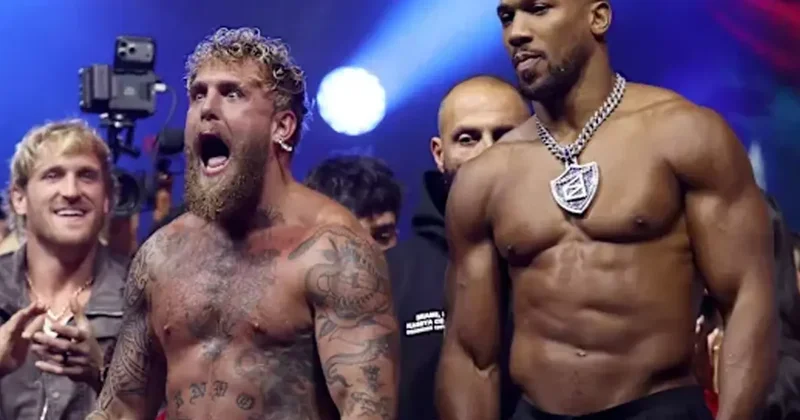 6. rauntta nakavt! Jake Paul ve Anthony Joshua maçında kazanan belli oldu