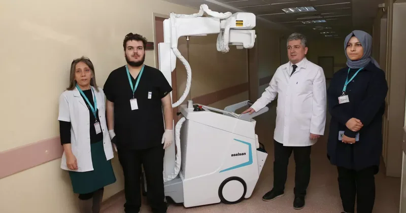 Aselsan imzalı mobil röntgen Rize de hizmete girdi