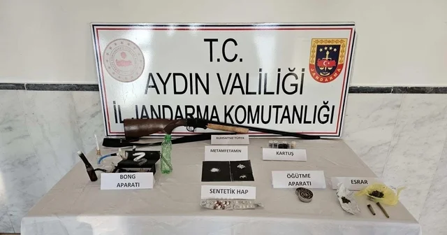 Üç ilçede eş zamanlı uyuşturucu baskını: 3 gözaltı Aydın Haberleri