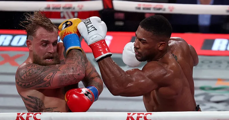 Anthony Joshua, eski sosyal medya fenomeni Jake Paul u nakavt etti