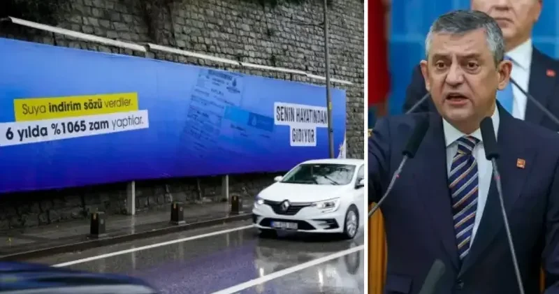 AK Parti’nin İstanbul’da yaptığı afiş kampanyası CHP yönetimini strese soktu Gündem Haberleri