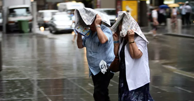 14 il için sarı kodlu meteorolojik uyarı! Kuvvetli yağış geliyor