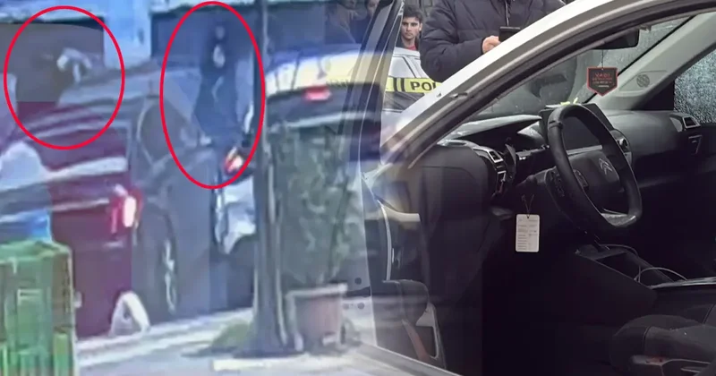 Burak Tuncel suikast anı kamerada! Maskeleriyle araçtan inip, 37 kurşun sıkmışlar