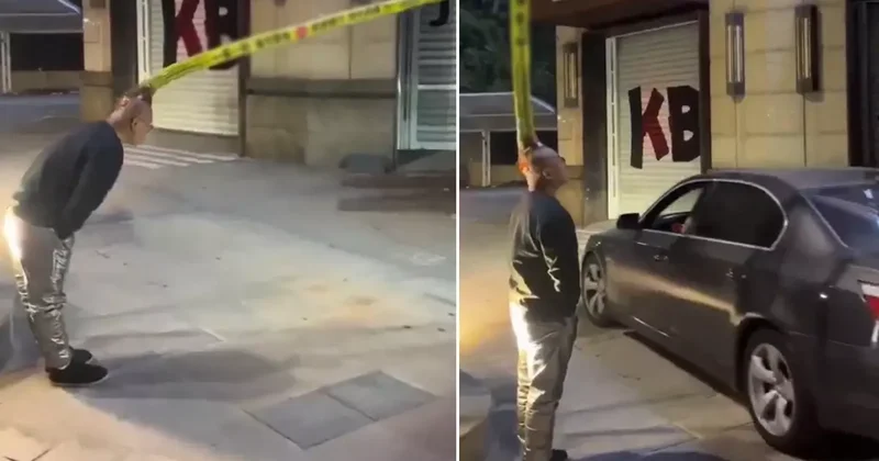 Hayattan sıkılıp otopark bariyeri olmaya karar verdi