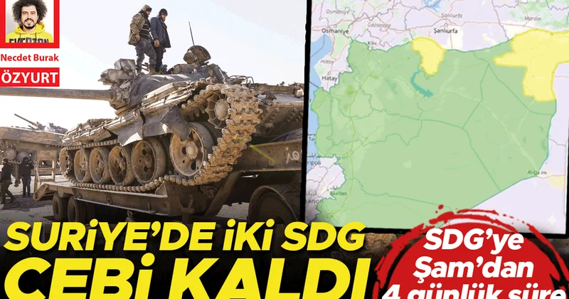 Suriye’de iki SDG cebi kaldı… SDG’ ye Şam’dan 4 günlük süre