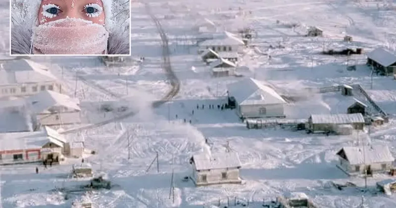 Dünyanın en soğuk yeri Oymyakon da eksi 71 de yaşam mücadelesi