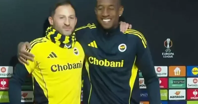 Tedesco dan basın toplantısına damga vuran hareket