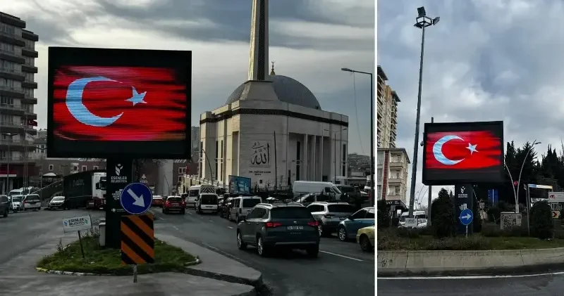 Esenler ay yıldızlı bayrağa büründü Aktüel Haberleri