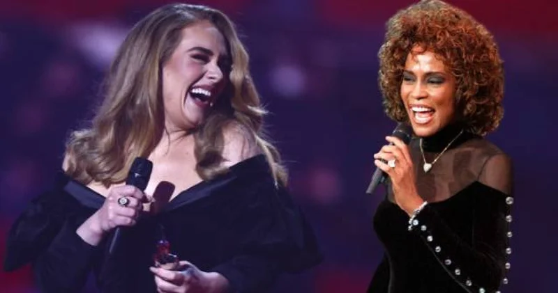 Adele, Whitney Houston ın rekorunu geçtiBodyguard rekorunu geçti