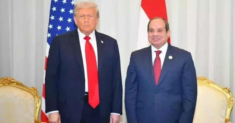 Trump, Davos ta Mısır Cumhurbaşkanı Sisi ile görüştü