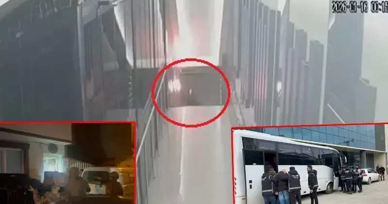 Bursa da molotoflu saldırı kamerada; suç örgütü üyesi 8 şüpheli yakalandı