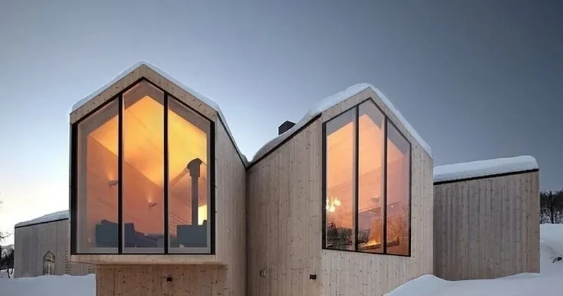 Norveç evlerinin sırrı strafor değil 30 derecede bile sıcak tutan malzemede gizli