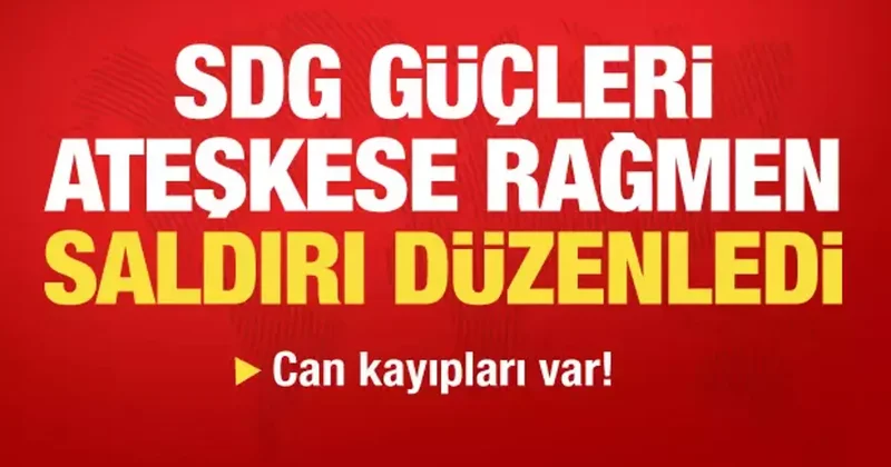 Son dakika... SDG ateşkese rağmen Sırrin de saldırı düzenledi