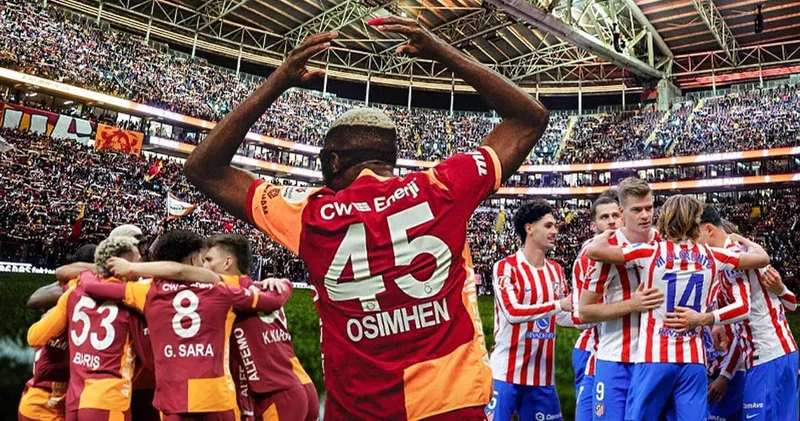 Galatasaray Atletico Madrid ilk 11 in 10 u belli oldu: Sahne senin Osimhen