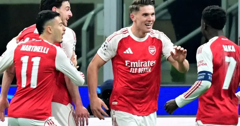 Inter i deplasmanda yenen Arsenal 7 de 7 yaptı