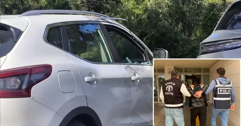 4 araca zarar verip eşyaları çalan 3 şüpheli tutuklandı Muğla Haberleri