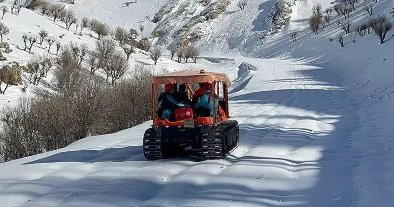 Nemrut Dağı eteklerinde hasta kurtarma operasyonu