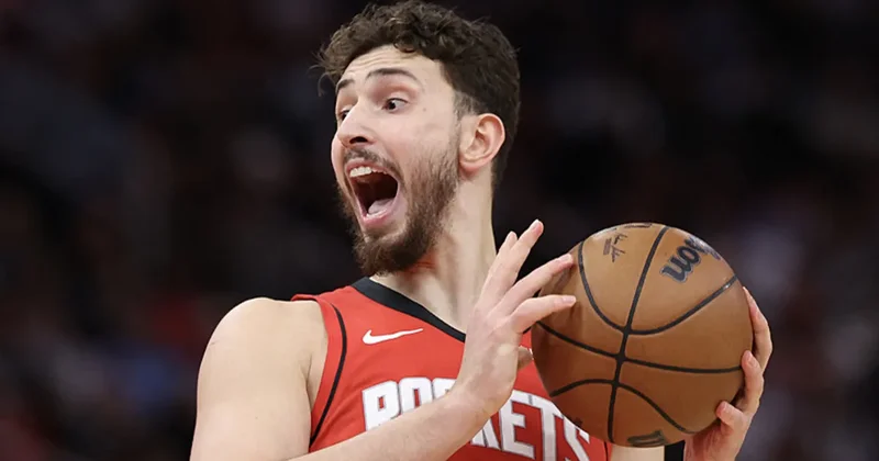 Alperen Şengün den,Spurs karşısında 20 sayı, 13 ribaund, 9 asist